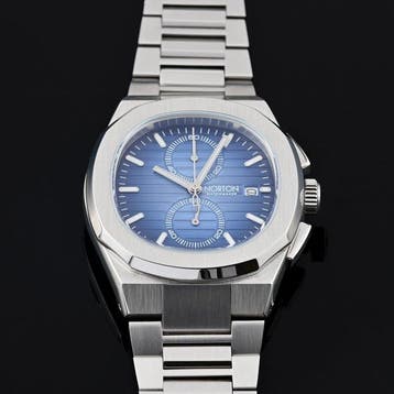 Norton - Eclisse - Chronograph - Bracciale Integrato -, Nieuw