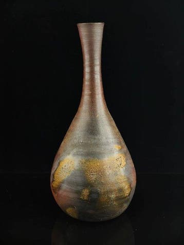 Vase - Poterie - Japon - Mimura Tohaku (Sans prix de