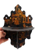 Décoration murale - style chinoiserie. - Japon - étagère