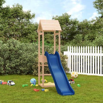 vidaXL Speelhuis massief grenenhout, Kinderen en Baby's, Verzenden, Nieuw