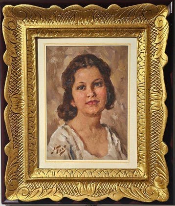Attilio Toro (1892 - 1982) - Volto di ragazza