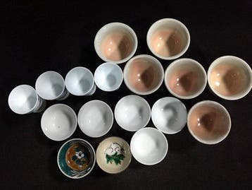 Japanese - Beeld, Collection of 17 Vintage Japanese Ceramic