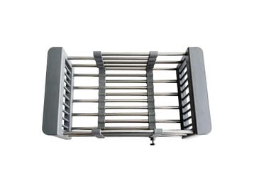 Lendo Online Égouttoir Évier Extensible Inox 27–43 cm Gris, Bricolage & Construction