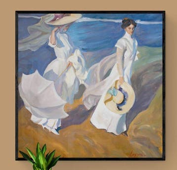 Mr. Loyseau (XX) - Paseo a orillas del mar, tras Sorolla