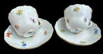 Meissen - Tasse et soucoupe (2) - Scattered Flowers /