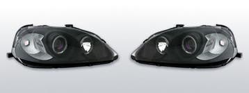 Koplampen Angel Eyes | geschikt voor Honda Civic 6 1999-2001, Verzenden, Nieuw