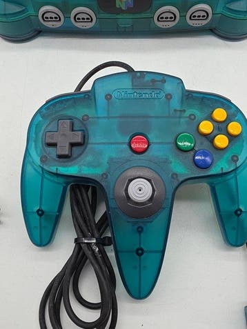 Nintendo - Nintendo 64 - N64 - Funtastic - Ice Blue Console