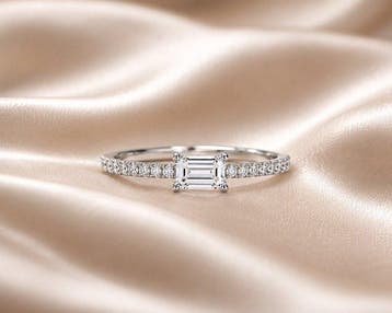 Cartier - Bague - ETINCELLE DE CARTIER - 18 carats Or blanc