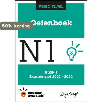 ExamenOverzicht - Oefenboek NaSk 1 VMBO TL/GL 9789493237544, Boeken, Schoolboeken, Verzenden, Zo goed als nieuw, ExamenOverzicht