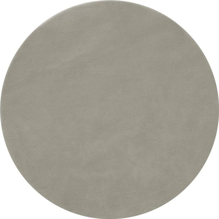 tectake Kortpolig vloerkleed Soft Zone - zandkleur, Ø 120 cm, Maison & Meubles, Ameublement | Tapis & Moquettes, Envoi