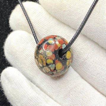 Oud-Romeins, Keizerrijk Glas GROTE Oud-Romeinse kleurrijke, Antiek en Kunst