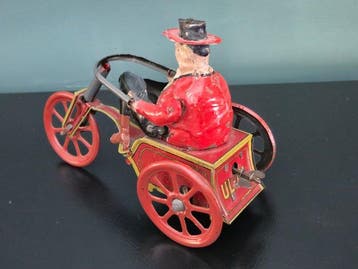 TippCo - Jouet en étain - Rare Tricycle UL-UL, Unboxed -