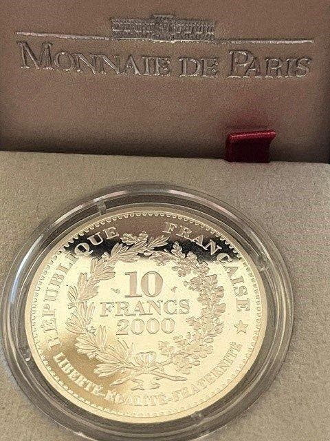 Frankrijk. 10 Francs 2000 Ecu dor de Saint-Louis Proof, Postzegels en Munten, Munten | Europa | Niet-Euromunten