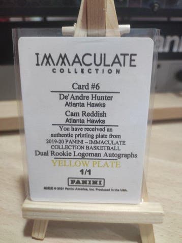 2019/20 Panini Immaculate Collection DeAndre Hunter 6 Enige, Collections