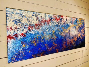 Ronan Martin - Tempête en haute mer - XXL, Antiek en Kunst, Kunst | Schilderijen | Modern