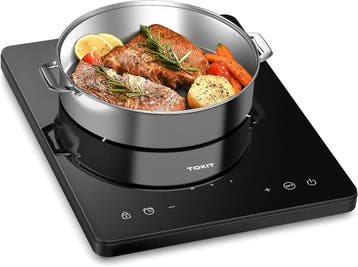 2dekans | Tokit Inductiekookplaat 2000W – 9 Kookstanden, 90, Ophalen of Verzenden
