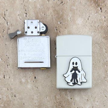 Zippo - Ghost and Cat - Glow in The Dark - Zonder, Nieuw