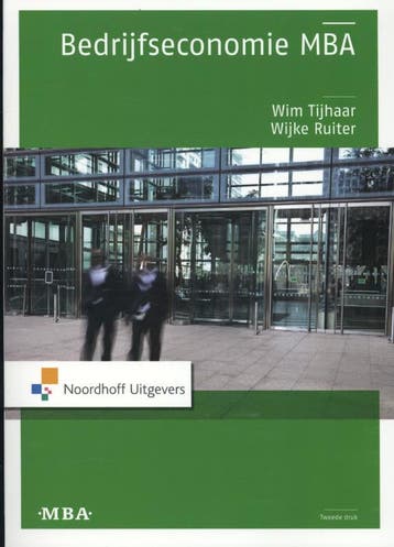Bedrijfseconomie MBA 9789001816759 Wim Tijhaar, Verzenden, Zo goed als nieuw, Wim Tijhaar