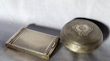 Doos (2) - 925 en 800 zilver - Verenigd Koninkrijk en