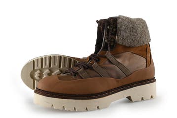 Scotch &amp; Soda Enkellaarzen in maat 41 Bruin, Kleding | Dames, Bruin, Verzenden, Lage of Enkellaarzen, Zo goed als nieuw