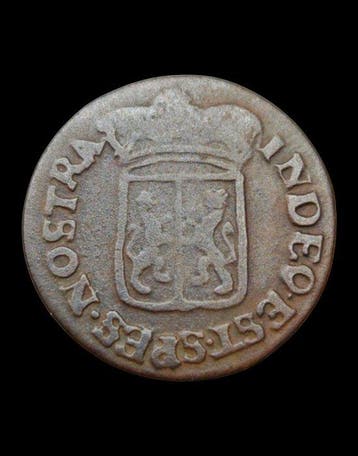 Nederlands-Indië. 1/2 Duit VOC Gelderland 1788, 1789, 1790, Postzegels en Munten