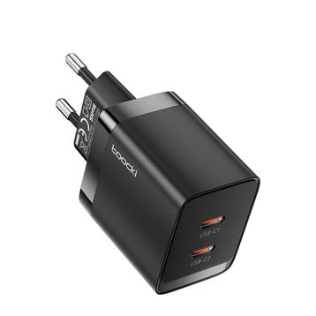 DrPhone WL17 GaN 40W Thuislader – Dubbele USB C PD 3.0, Verzenden