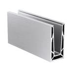 Glazen balustrade vloermontage 1.0kN-2500 mm-Aluminium, Verzenden, Nieuw