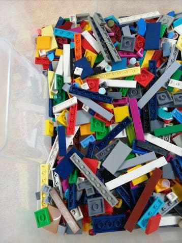 Lego - geen serie - van 1000 platte plaatjes - 1990-2000