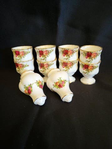 Royal Albert - Eierhouder set (10) - Old Country Roses -