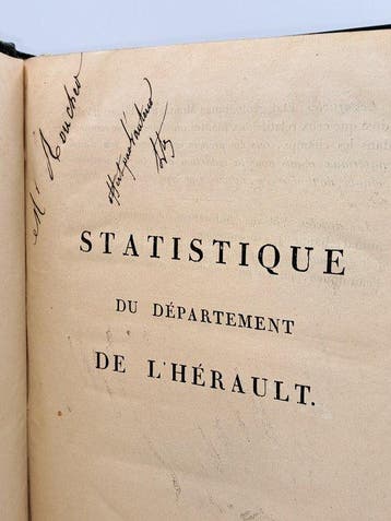 Hippolyte Creuzé de Lesser - Statistique du département de