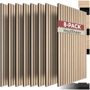 Akoestische panelen Sonic Wall IV in houtlook - licht eiken, Verzenden