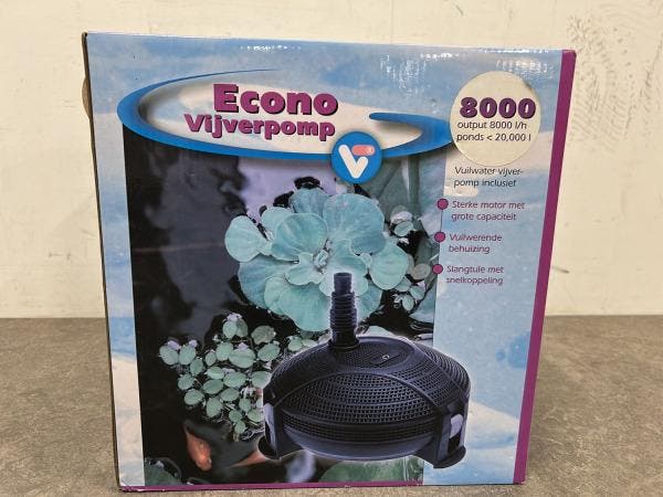 Veiling - Velda vijverpomp 180W Econo 8000, Tuin en Terras, Vijver-toebehoren