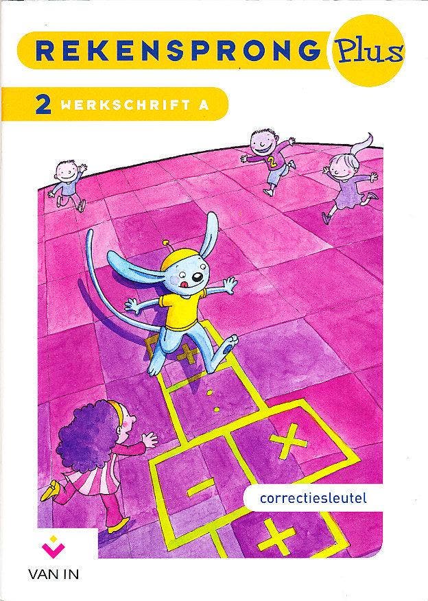 Rekensprong Plus Correctiesleutel Werkschrift A 2, Livres, Livres scolaires, Envoi
