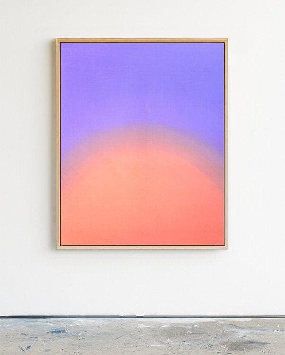 Sven Pels - Four Eight Zero - Abstract Gradient Painting, Antiek en Kunst, Kunst | Schilderijen | Modern