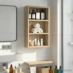 vidaXL Badkamer wandkast Sonoma Eik 30 x 10 x 50 cm, Verzenden