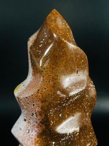 ***GEEN RESERVE*** Zeldzame Ocean Jasper vlam –