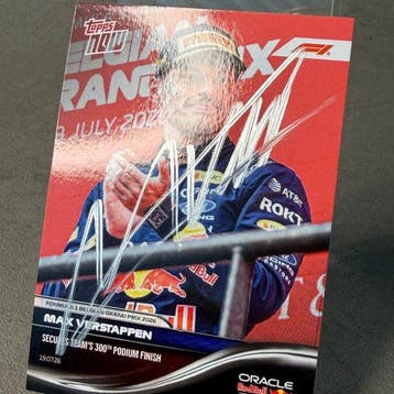 Red Bull Racing - Topps Now - (049) Max Verstappen - Secured