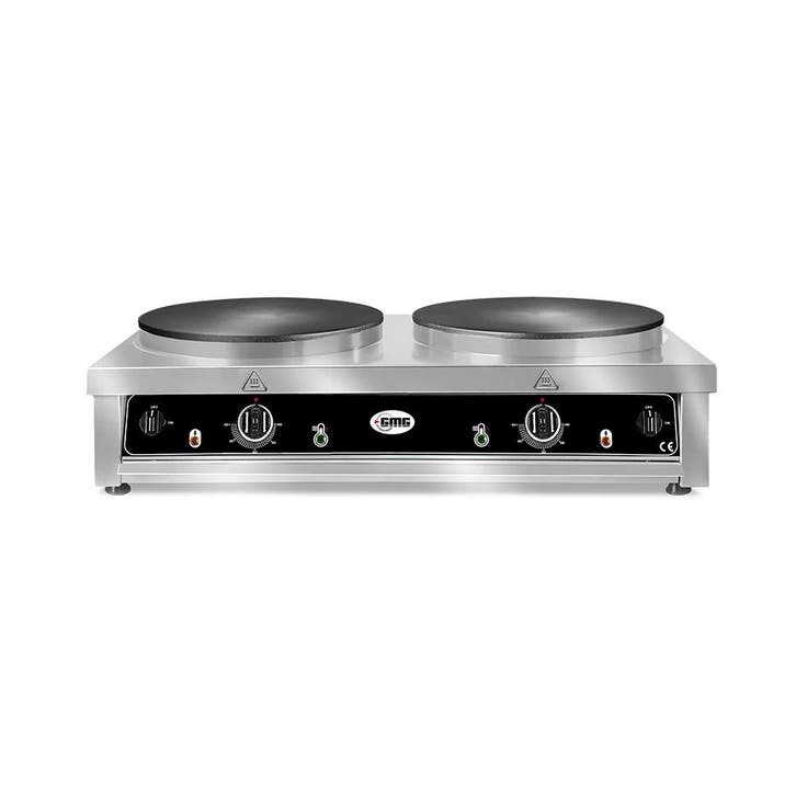 Crepes Bakplaat | OUTLETMODEL | 2 platen 2x Ø40cm | 2kW |, Articles professionnels, Horeca | Équipement de cuisine, Envoi