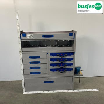 Sortimo alu bedrijfswagen inrichting 1020x350x1220mm (3174), Verzenden, Gebruikt
