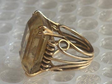 Ring - 18 karaat Geel goud - Vintage ring uit de jaren 70 of, Nieuw