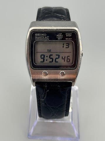 Seiko Quartz LC Chronograph M159-5029 – Iconic LCD Digital, Nieuw