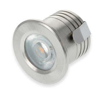 LED MINI INBOUWSPOT | PHOBOS | 2W | ZILVER, Verzenden, Nieuw
