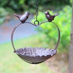 Contemporain Vasque pour oiseaux - Fonte - Abreuvoir à
