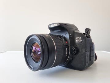 Canon EOS 650D + EF 22-55mm Digitale reflex camera (DSLR), Audio, Tv en Foto, Fotocamera's Digitaal, Nieuw