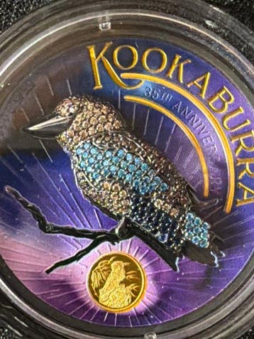 Australie. 1 Dollar 2025 Kookaburra, 1Oz (.999) + (.925)