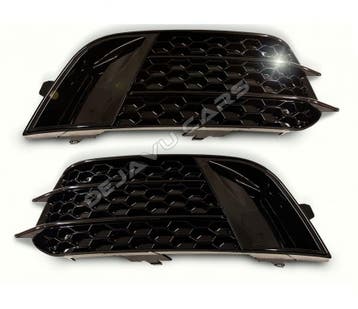 RS1 Look Mistlamp roosters Black Edition  voor Audi A1 8X, Ophalen of Verzenden
