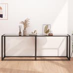 vidaXL Wandtafel 200x35x75,5 cm gehard glas transparant, Huis en Inrichting, Tafels | Bijzettafels, Verzenden, Nieuw