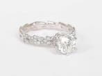 Verlovingsring - 18 karaat Witgoud - 1.15ct. tw. Diamant