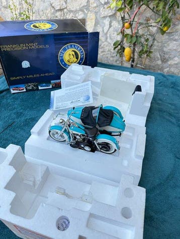 Franklin Mint 1:10 - Model motorfiets - Harley Davidson Duo
