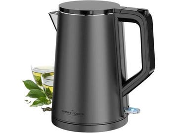 Veiling - ProfiCook WK 1290 - Waterkoker - Grijs - 1.5Liter, Elektronische apparatuur, Nieuw